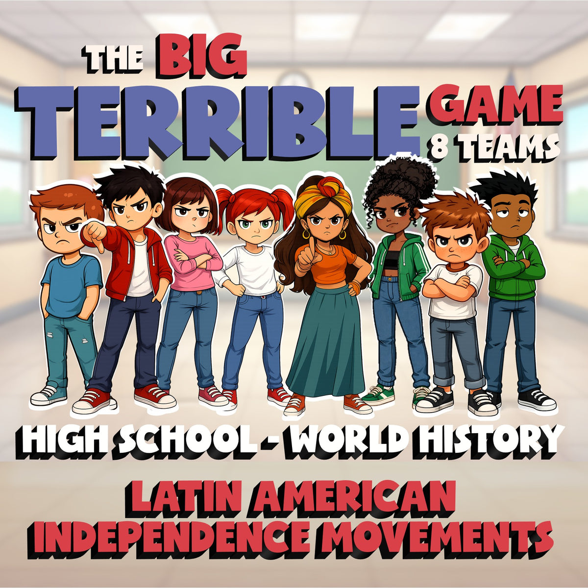 Latin American Independence Movements BIG TERRIBLE GAME - World History Review