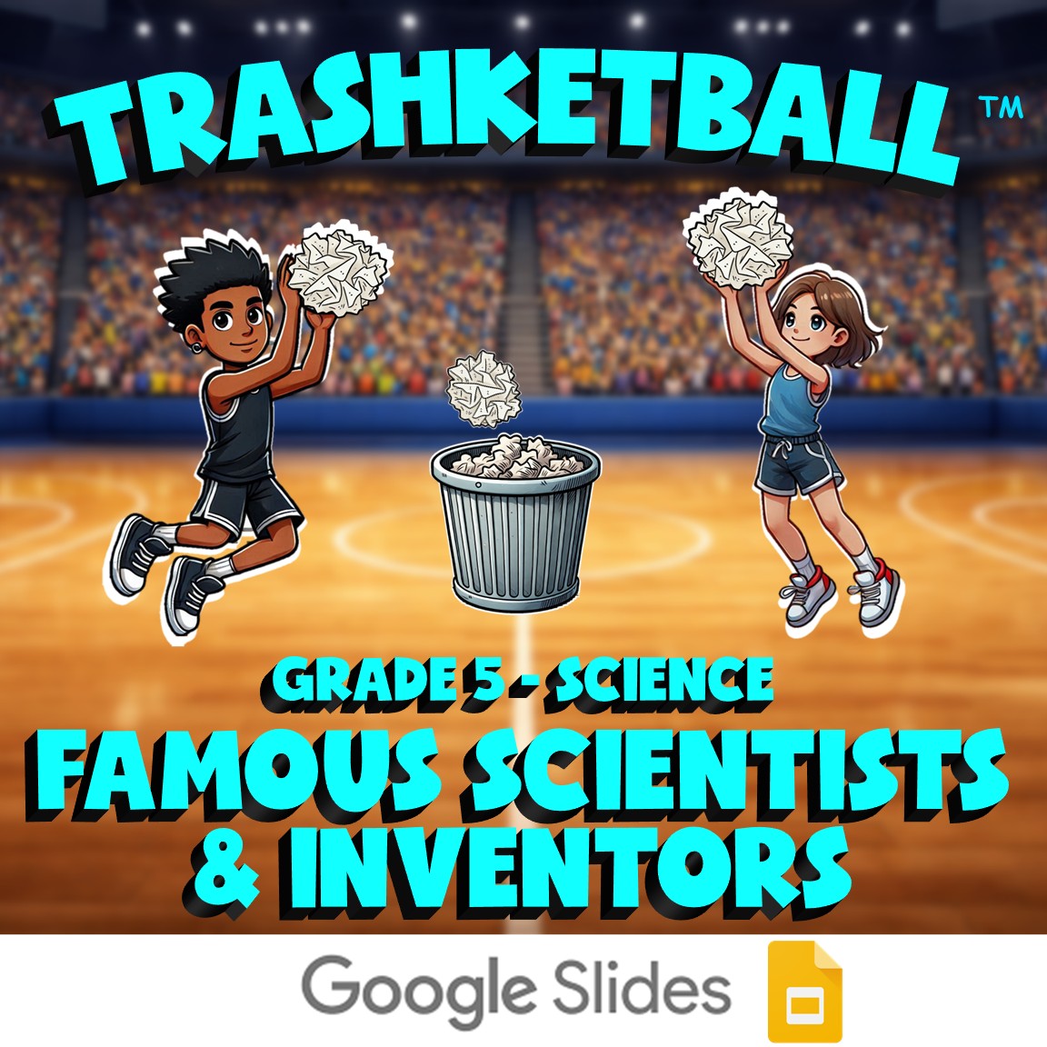 Famous Scientists & Inventors TRASHKETBALL Science Game - No Prep Grade 5 Review