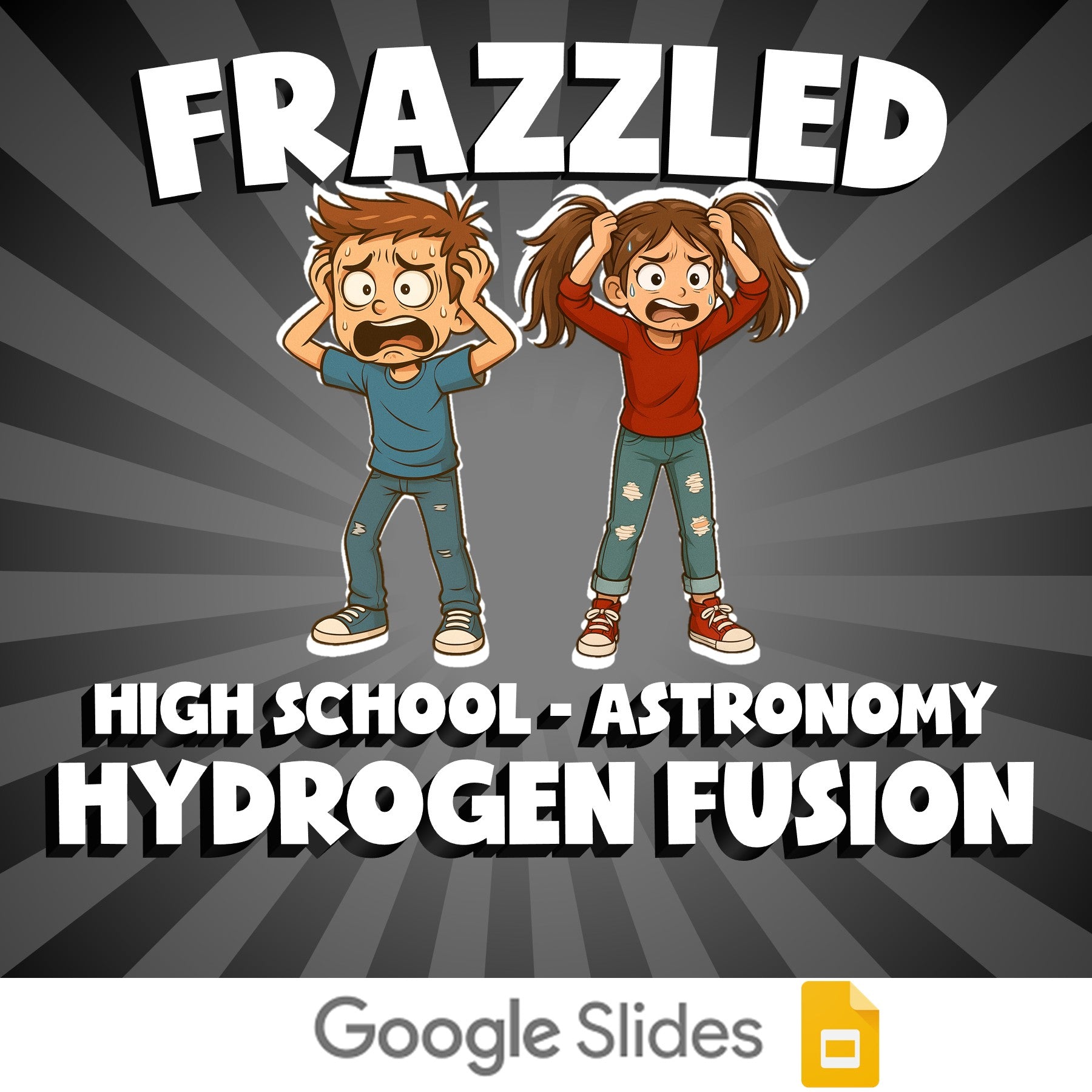 Hydrogen Fusion FRAZZLED Science Game - No Prep Astronomy Review Activity