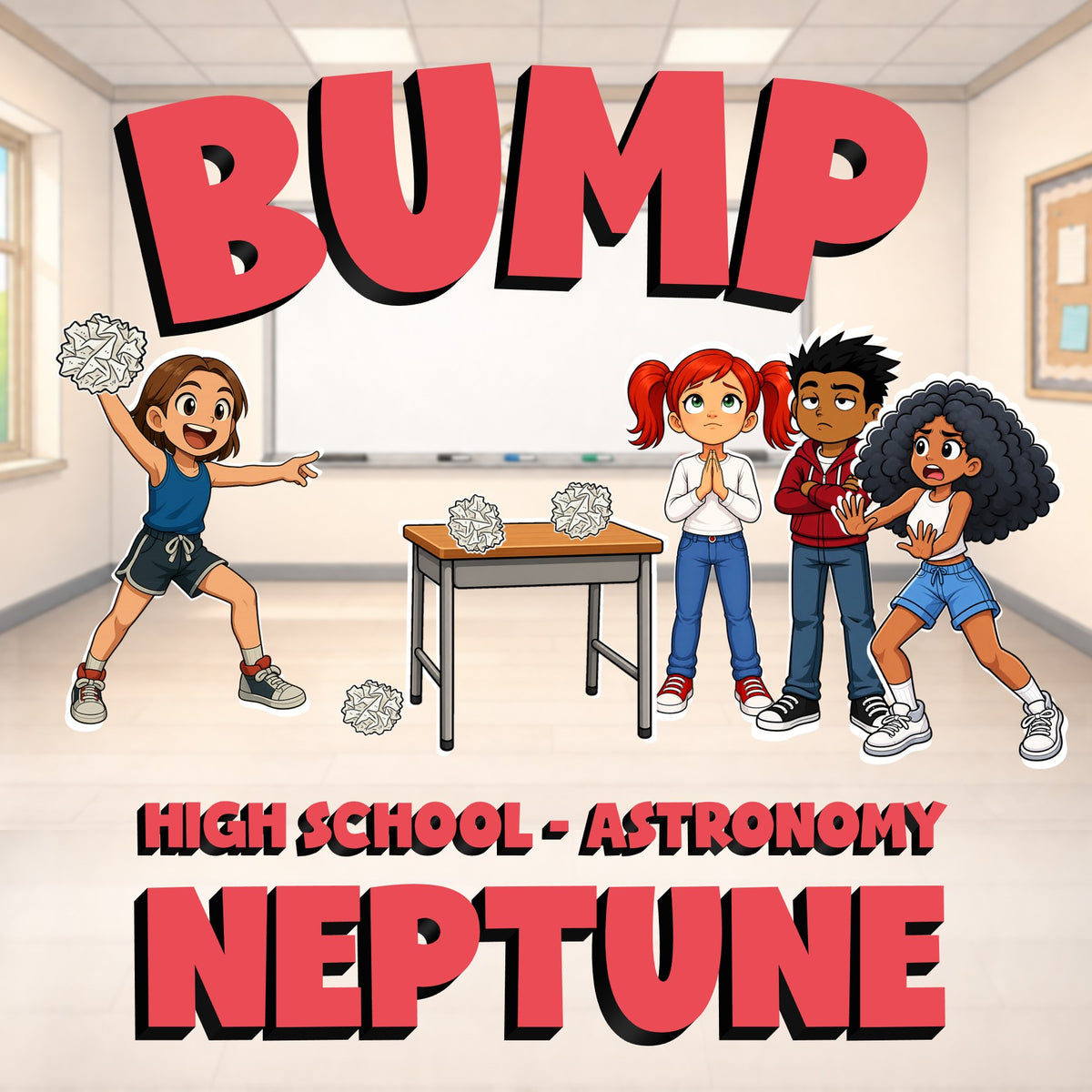 Neptune BUMP Science Game - No Prep Astronomy Review Activity