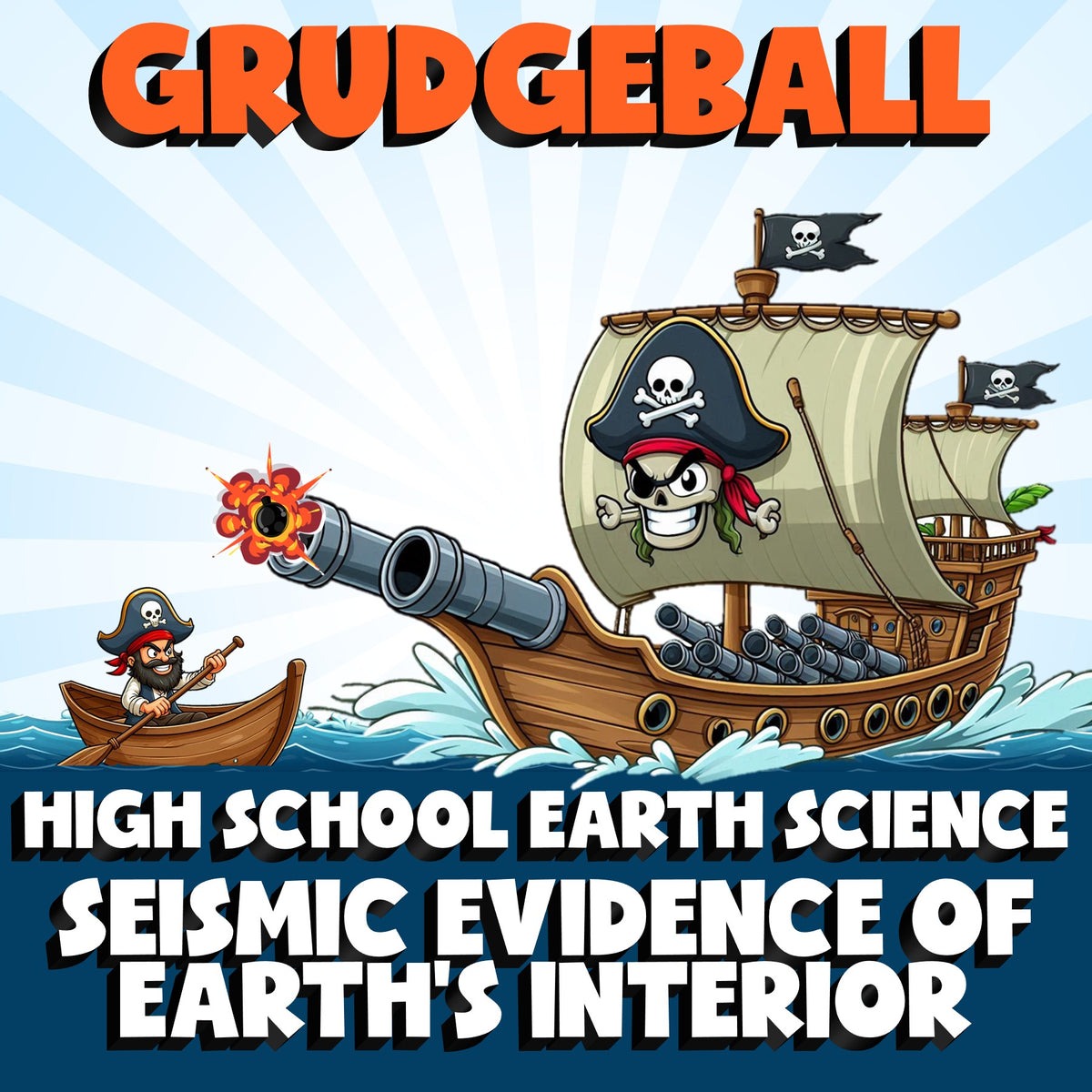 Seismic Evidence of Earth’s Interior GRUDGEBALL Game - No Prep Earth Science
