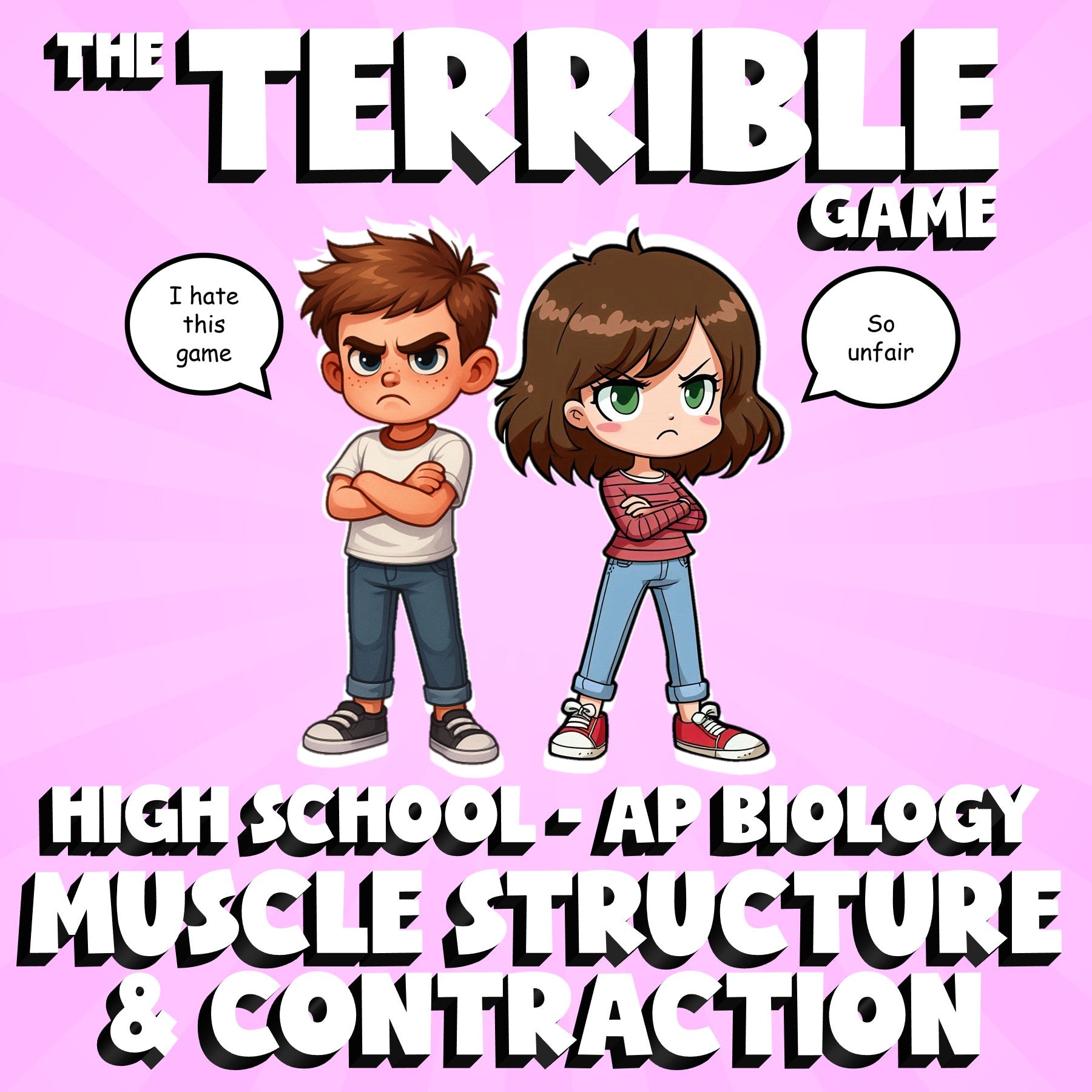 Muscle Structure & Contraction THE TERRIBLE GAME - AP Biology Science Review