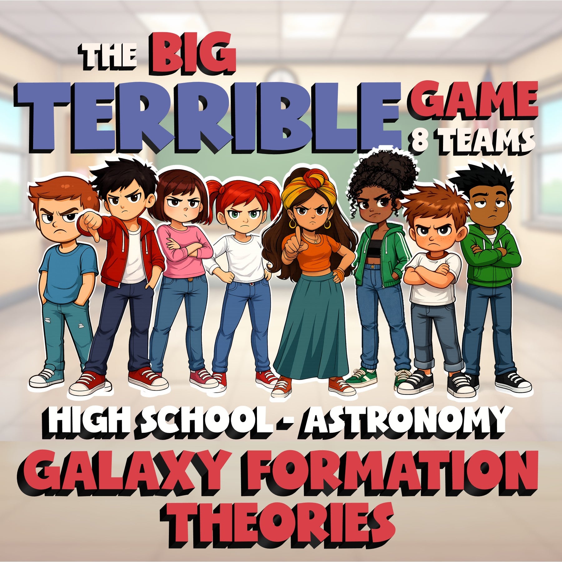 Galaxy Formation Theories BIG TERRIBLE GAME - No Prep Astronomy Science Review