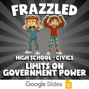 Limits on Government Power FRAZZLED Civics Game - No Prep Review Activity