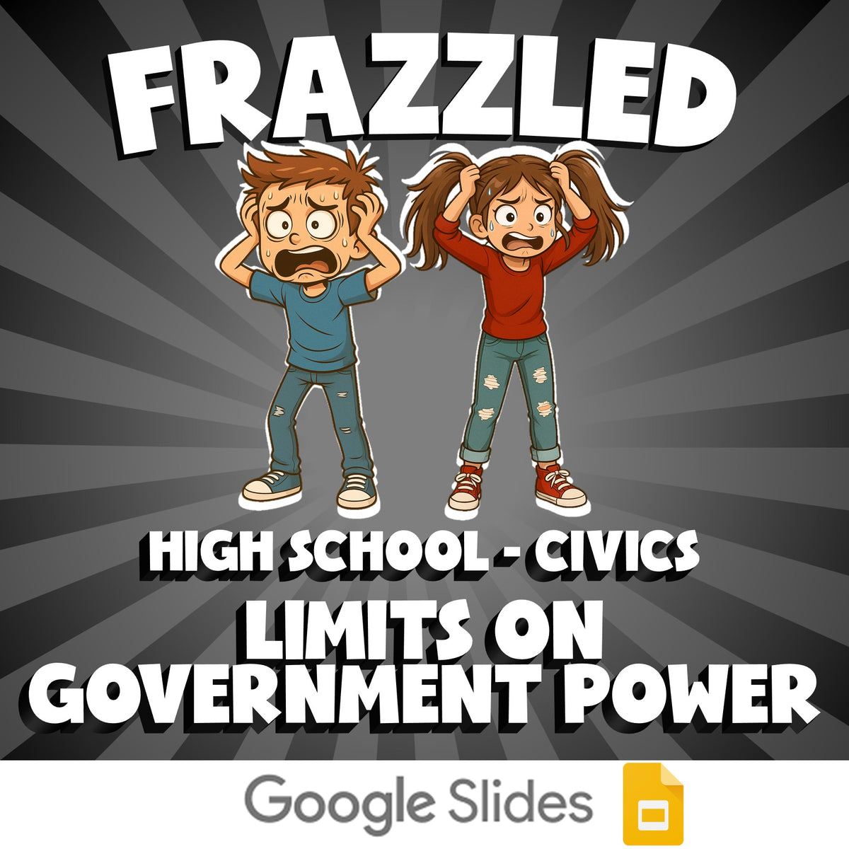 Limits on Government Power FRAZZLED Civics Game - No Prep Review Activity