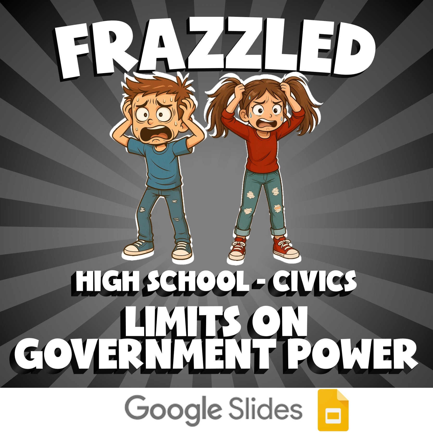 Limits on Government Power FRAZZLED Civics Game - No Prep Review Activity