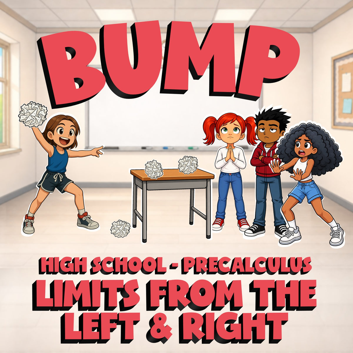 Limits from the Left & Right BUMP Math Game - No Prep PreCalculus Review