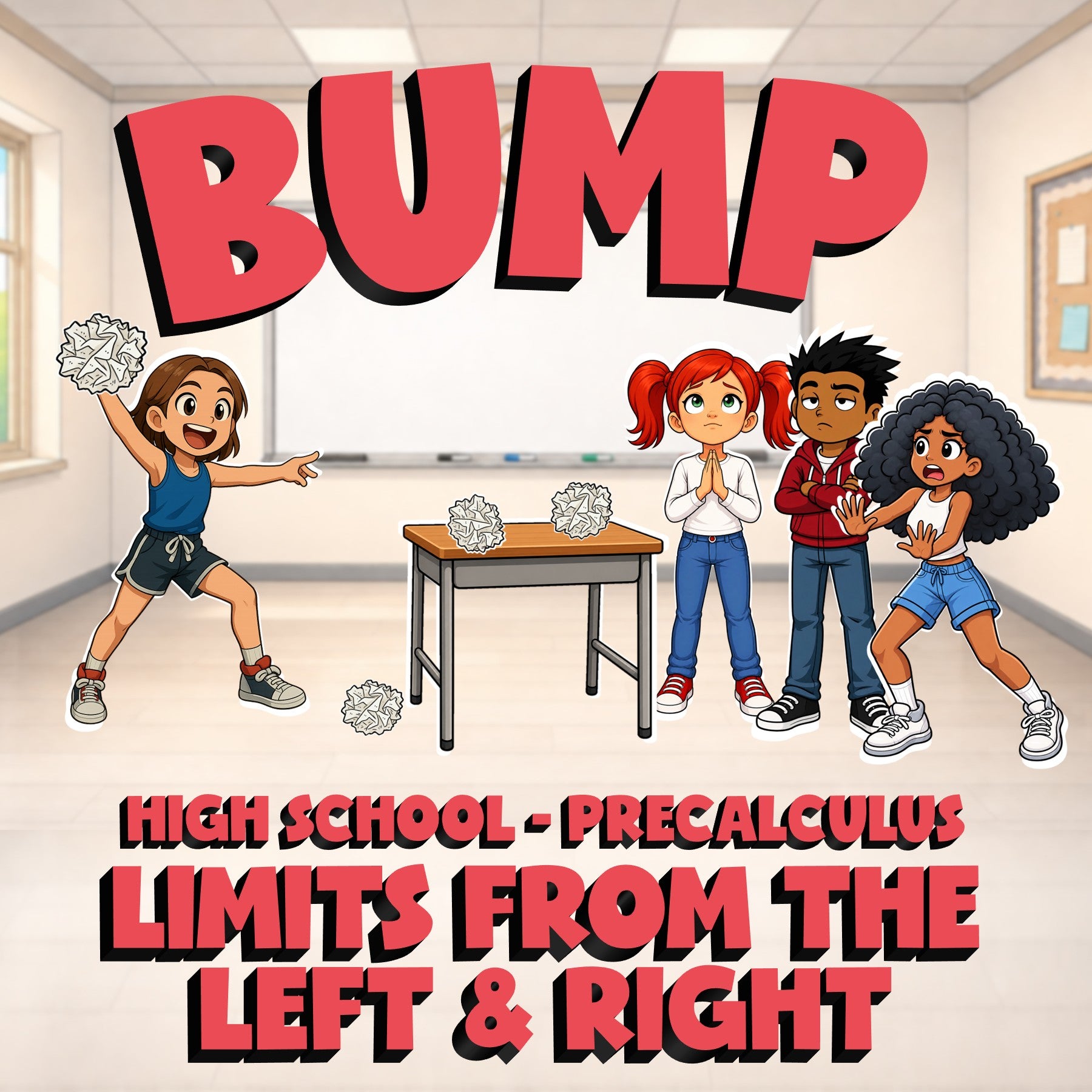 Limits from the Left & Right BUMP Math Game - No Prep PreCalculus Review