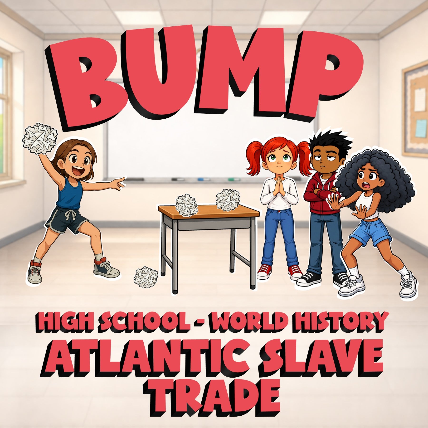 Atlantic Slave Trade BUMP Game - No Prep World History Review Activity