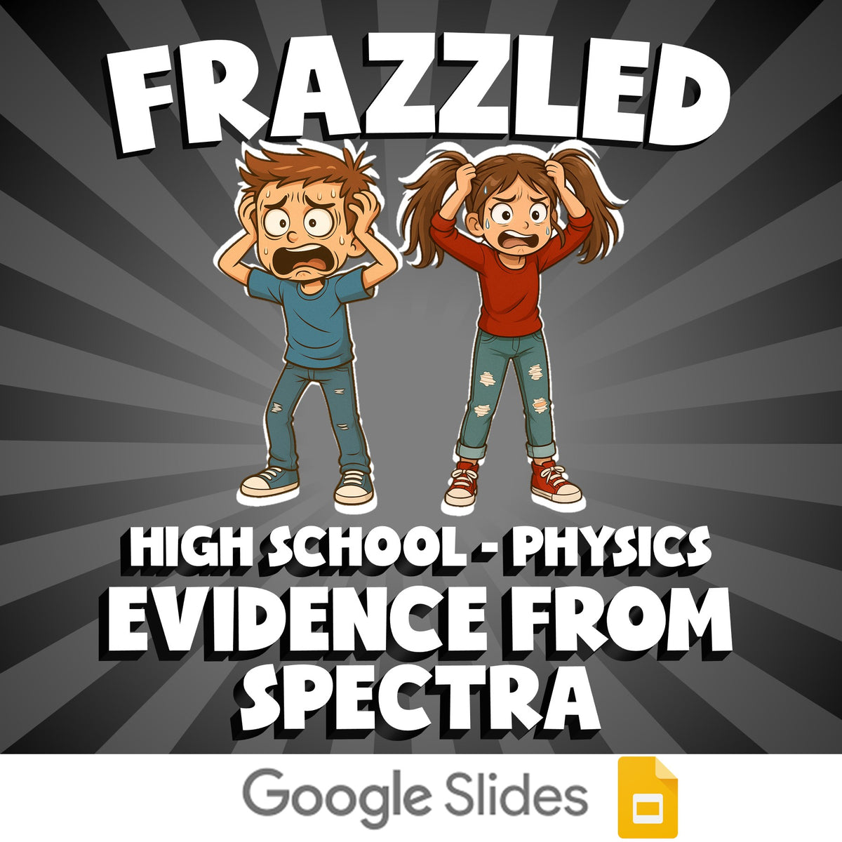 Evidence from Spectra FRAZZLED Science Game - No Prep Physics Review Activity