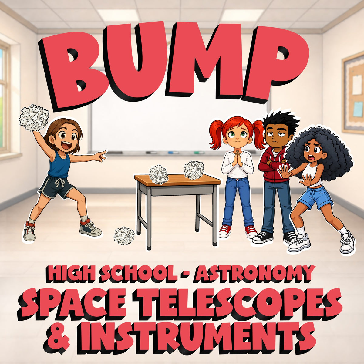 Space Telescopes & Instruments BUMP Science Game - No Prep Astronomy Review