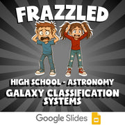 Galaxy Classification Systems FRAZZLED Science Game - No Prep Astronomy Review