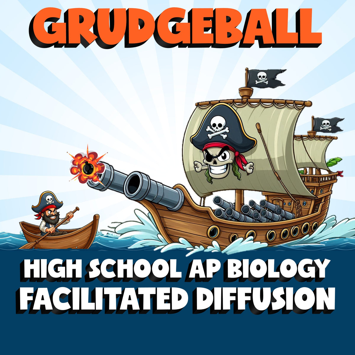 Facilitated Diffusion GRUDGEBALL Science Game - No Prep AP Biology Review