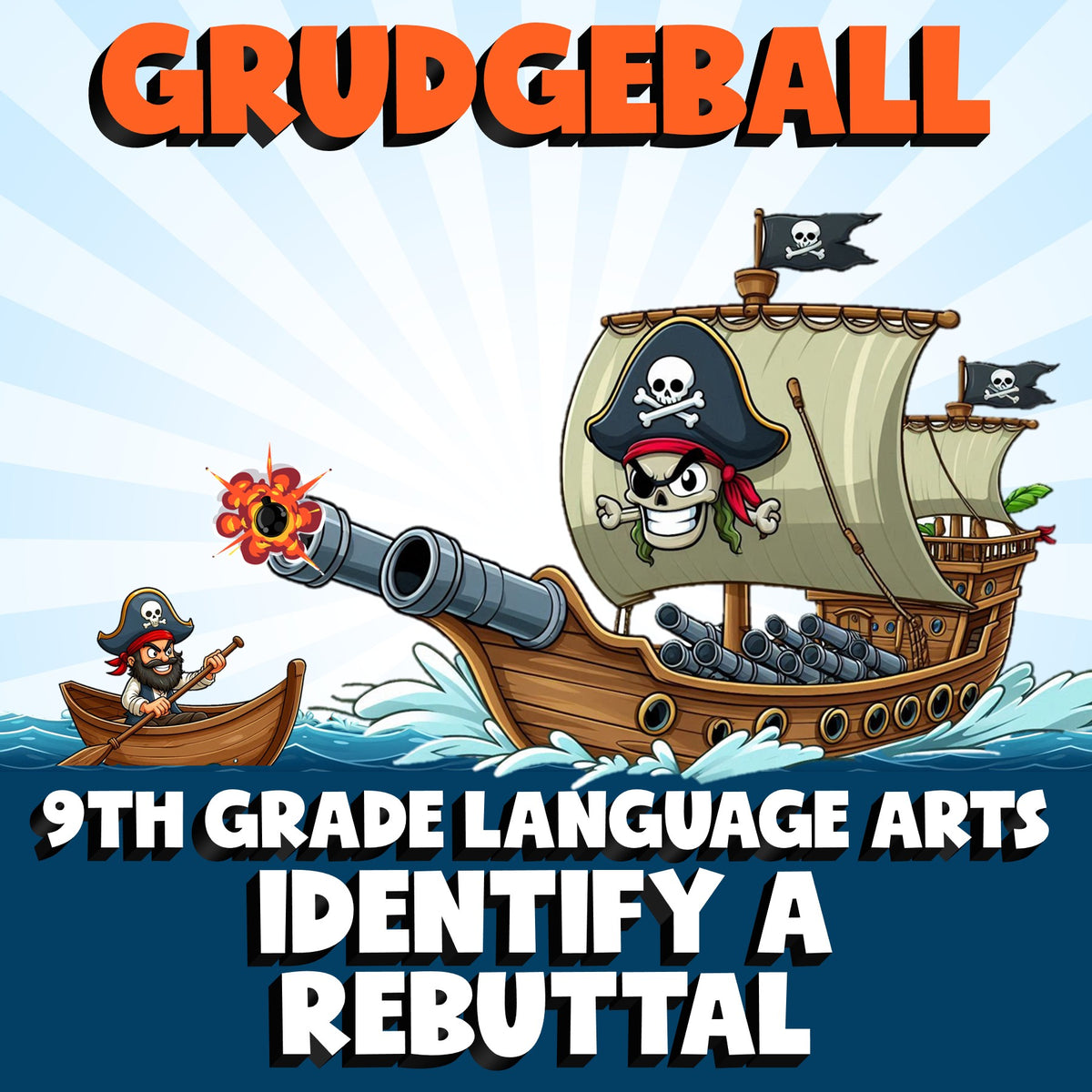 Identify a Rebuttal GRUDGEBALL ELA Game - No Prep Grade 9 Review Activity