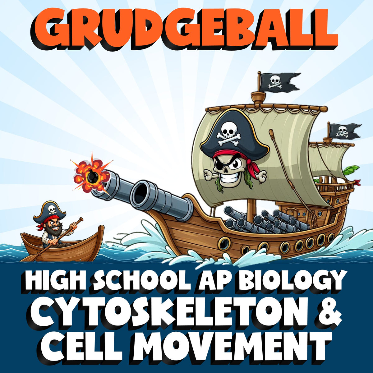 Cytoskeleton & Cell Movement GRUDGEBALL Science Game - No Prep AP Biology Review
