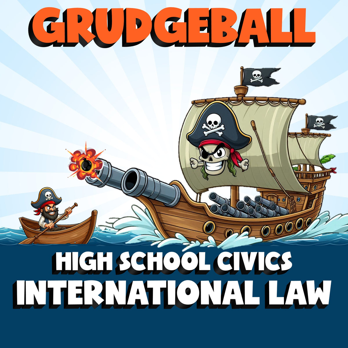 International Law GRUDGEBALL Civics Game - No Prep Review Activity