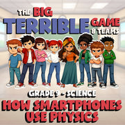 How Smartphones Use Physics BIG TERRIBLE GAME - No Prep Grade 9 Science Review