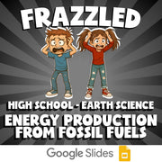 Energy Production from Fossil Fuels FRAZZLED Game - No Prep Earth Science Review