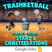 Stars & Constellations TRASHKETBALL Science Game - No Prep Grade 4 Review