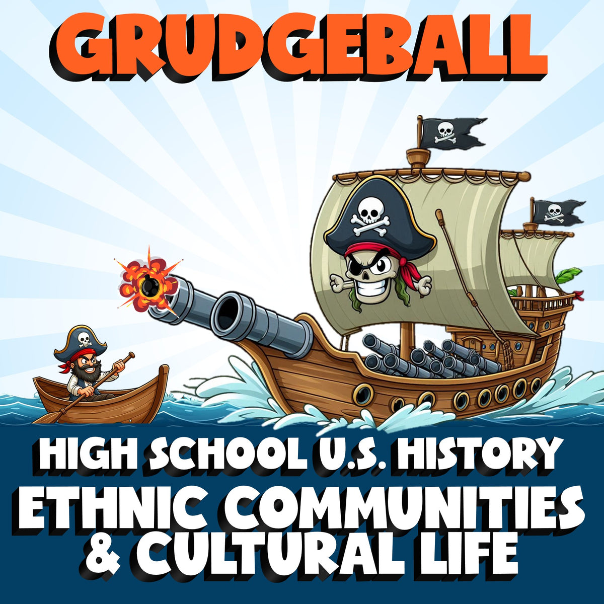 Ethnic Communities & Cultural Life GRUDGEBALL U.S. History Game - No Prep Review