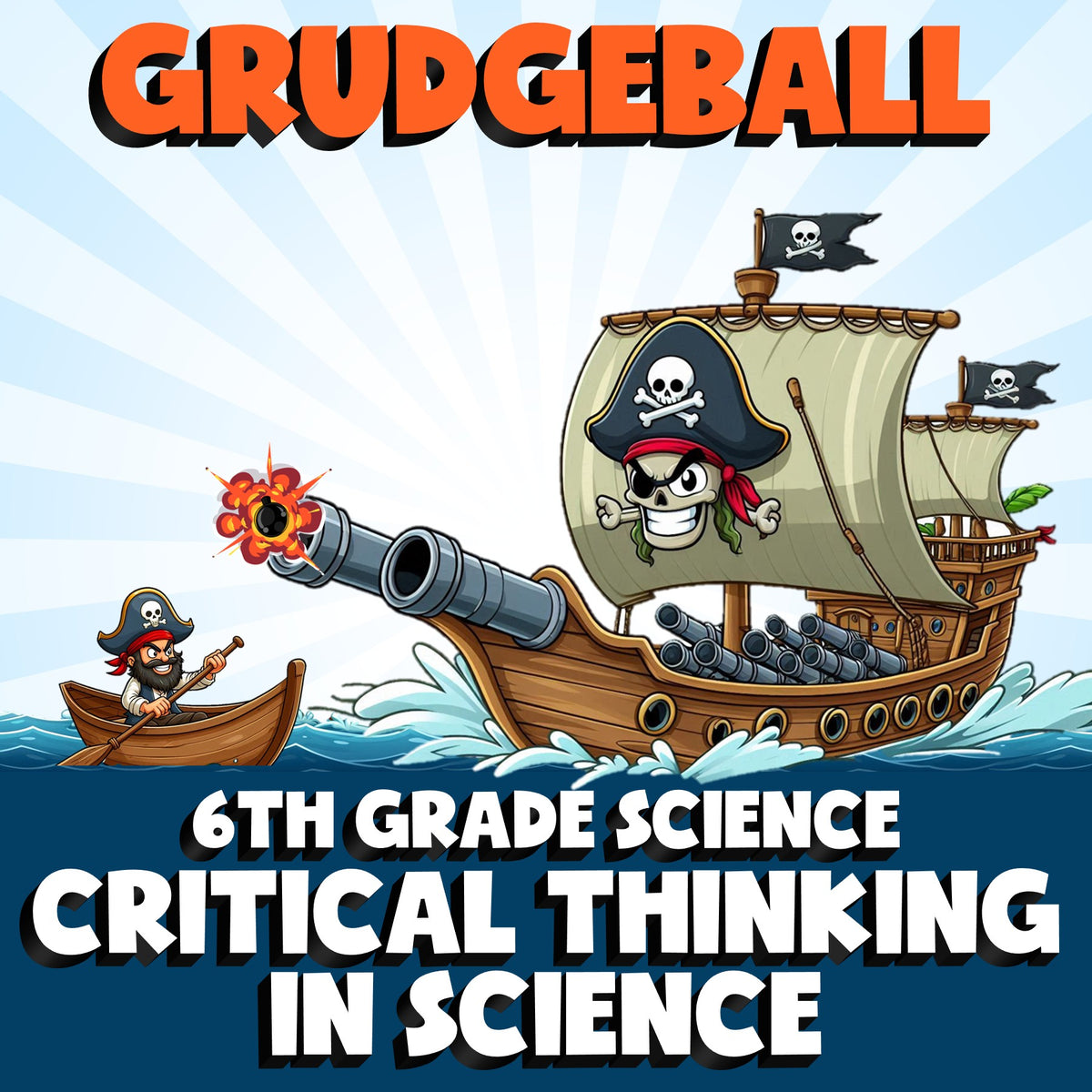 Critical Thinking in Science GRUDGEBALL Science Game - No Prep Grade 6 Review