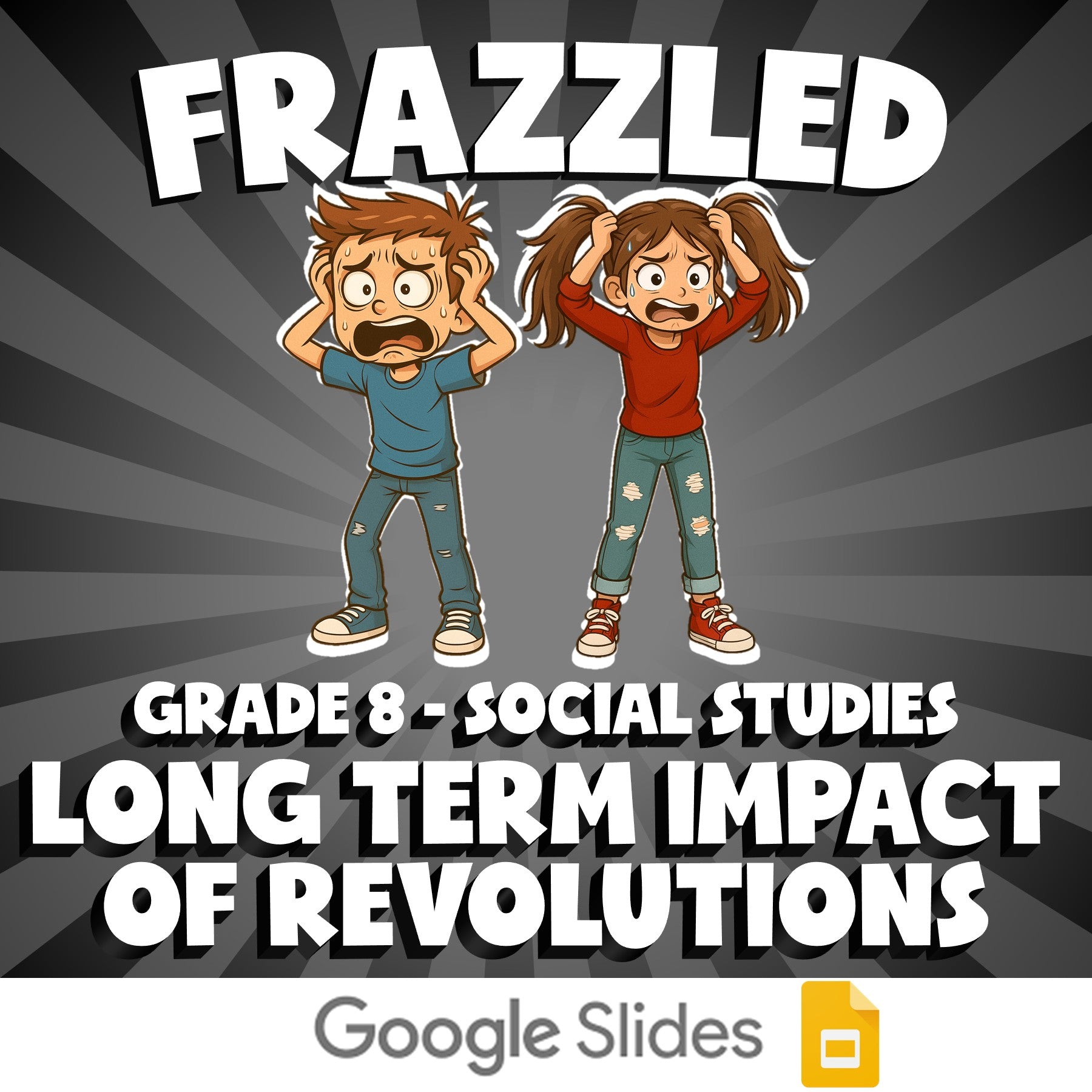 Long Term Impact of Revolutions FRAZZLED Socials Game - No Prep Grade 8 Review