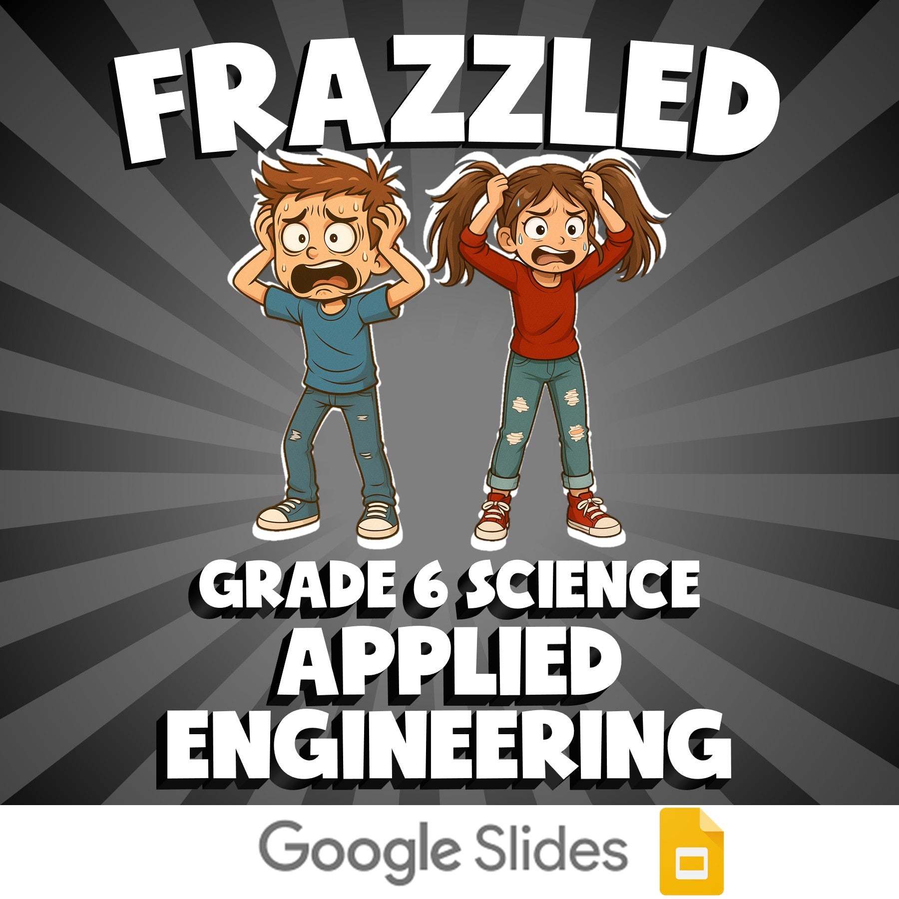 Applied Engineering FRAZZLED Science Game - No Prep Grade 6 Review Activity
