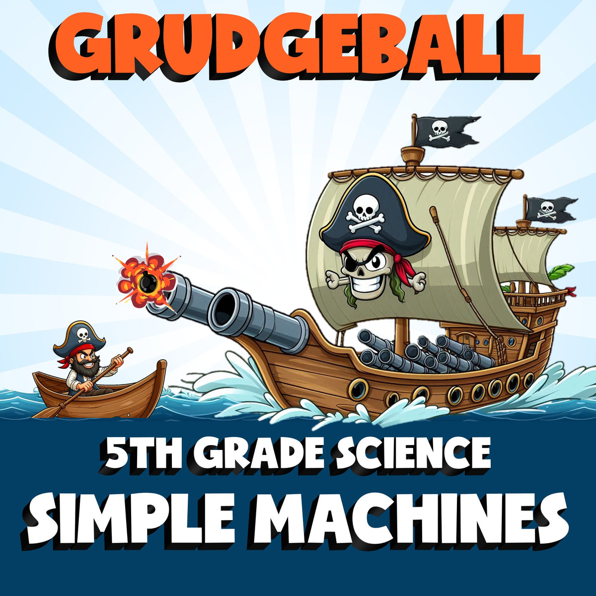 Simple Machines GRUDGEBALL Science Game - No Prep Grade 5 Review Activity