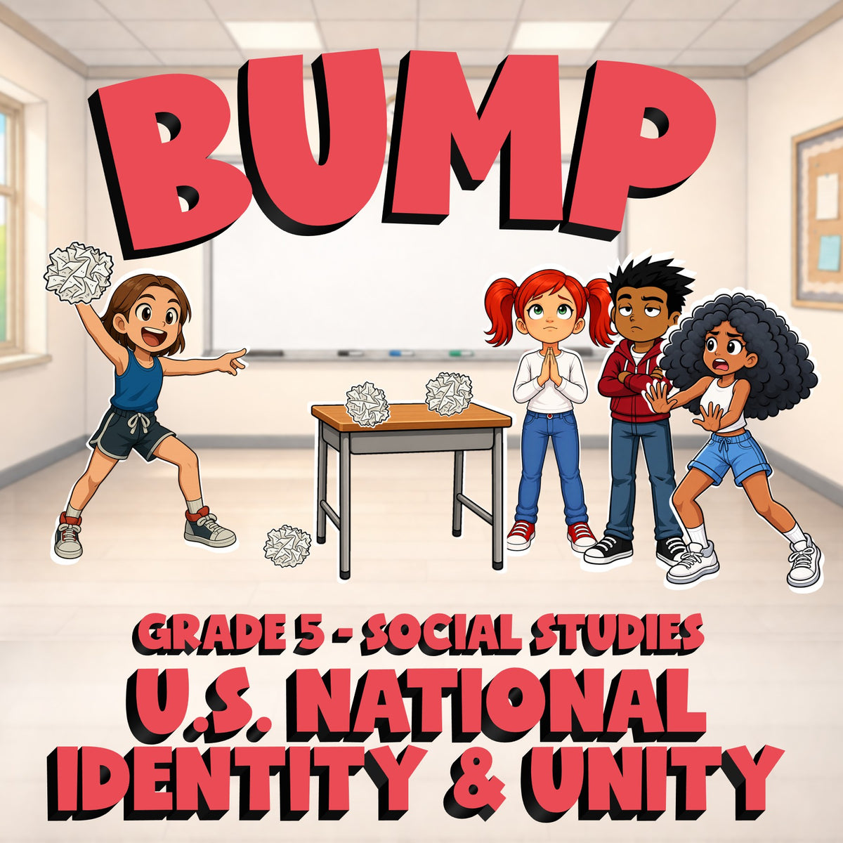 U.S. National Identity & Unity BUMP Socials Game - No Prep Grade 5 Review