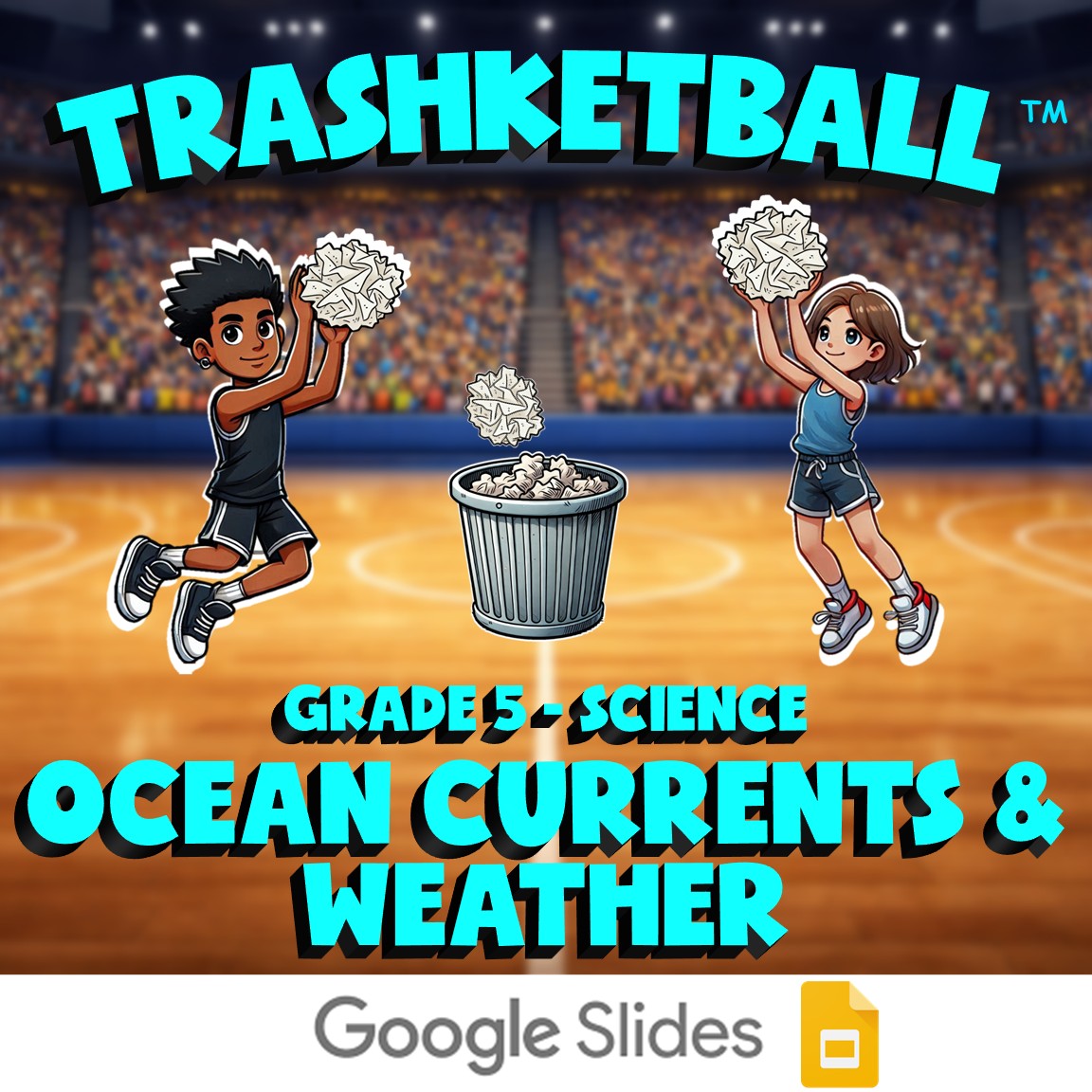 Ocean Currents & Weather TRASHKETBALL Science Game - No Prep Grade 5 Review