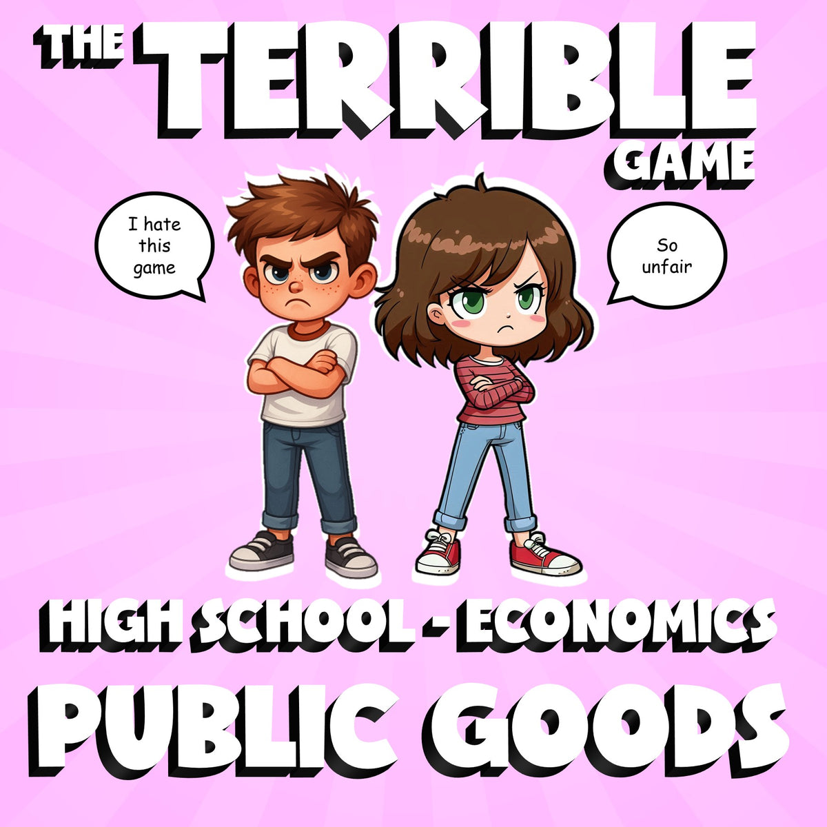 Public Goods THE TERRIBLE GAME - No Prep Economics Review Activity