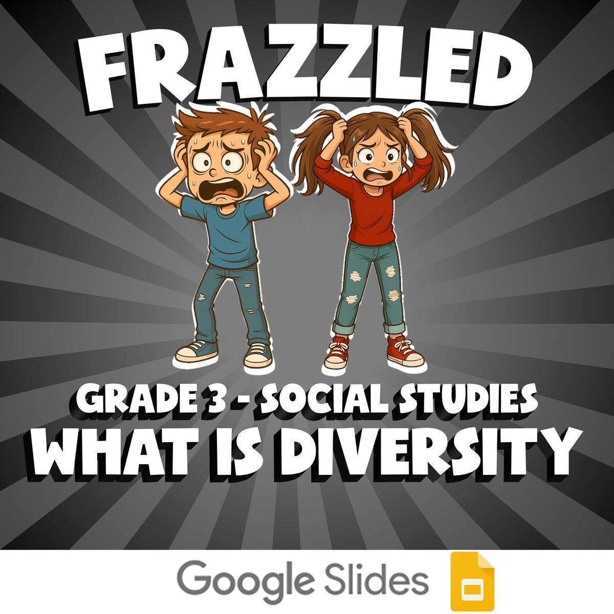 What Is Diversity FRAZZLED Socials Game - No Prep Grade 3 Review Activity