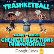 Chemical Reactions Fundamentals TRASHKETBALL Science Game - No Prep Grade 9