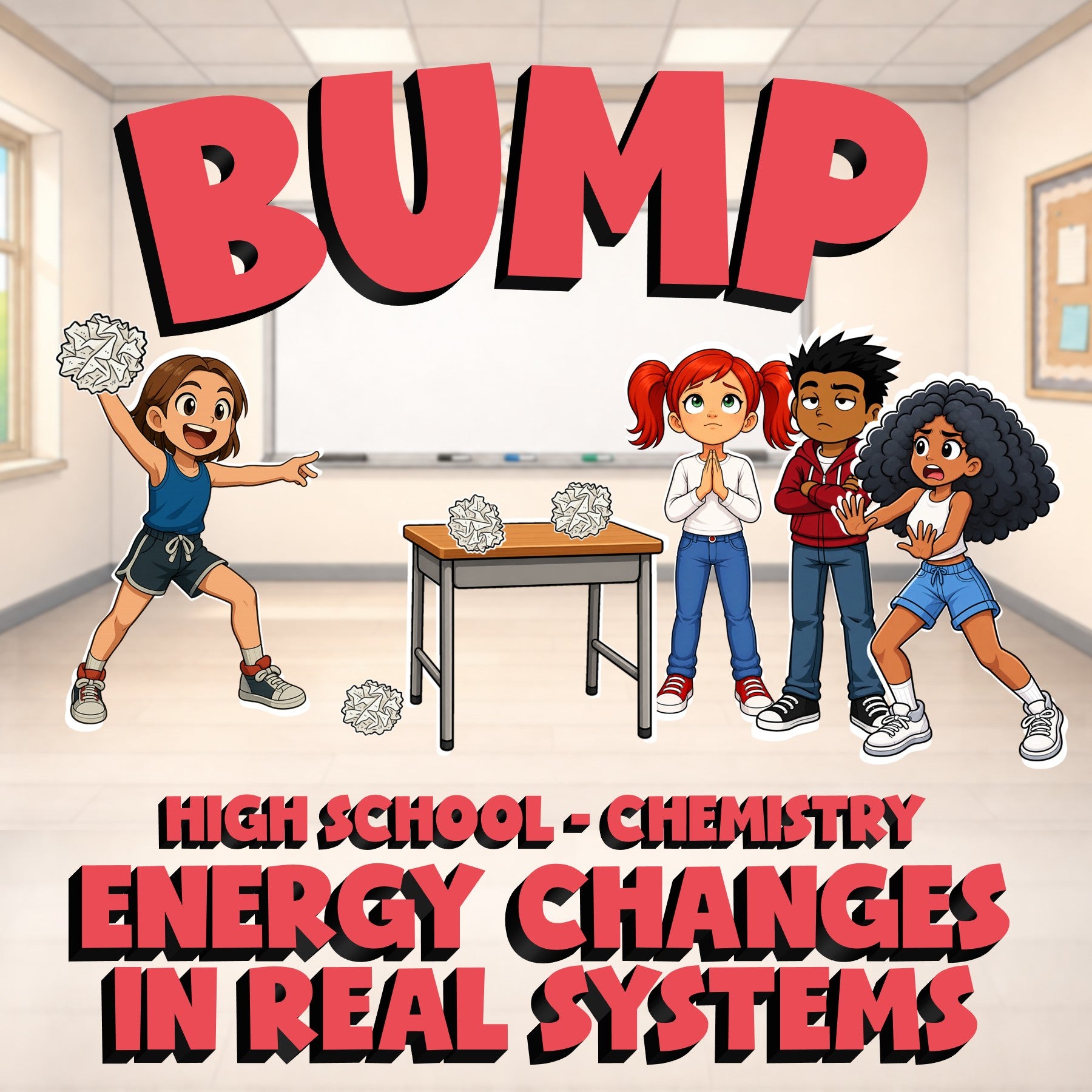 Energy Changes in Real Systems BUMP Science Game - No Prep Chemistry Review