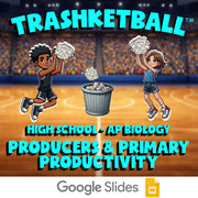 Producers & Primary Productivity TRASHKETBALL Science Game - No Prep AP Biology