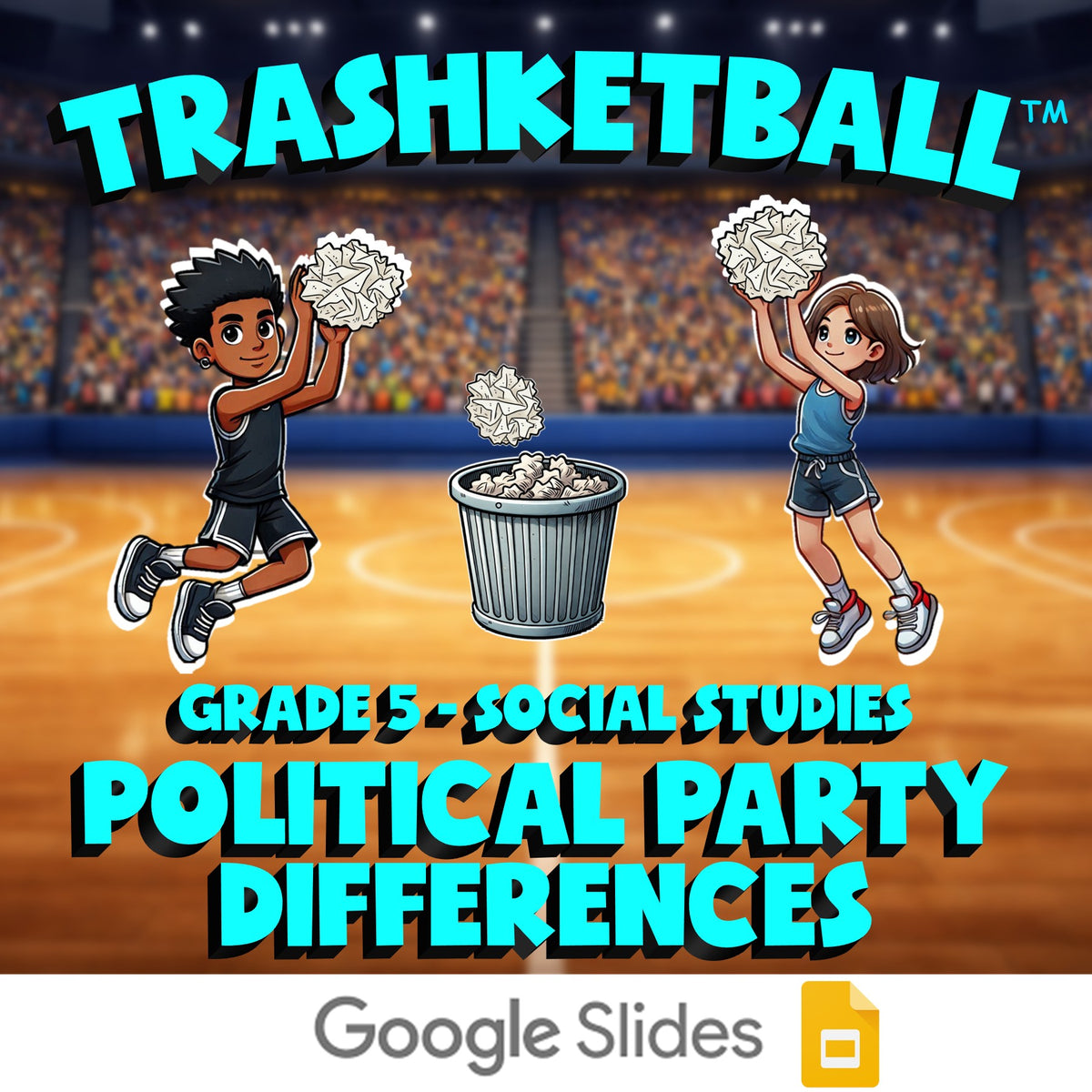 Political Party Differences TRASHKETBALL Socials Game - No Prep Grade 5 Review