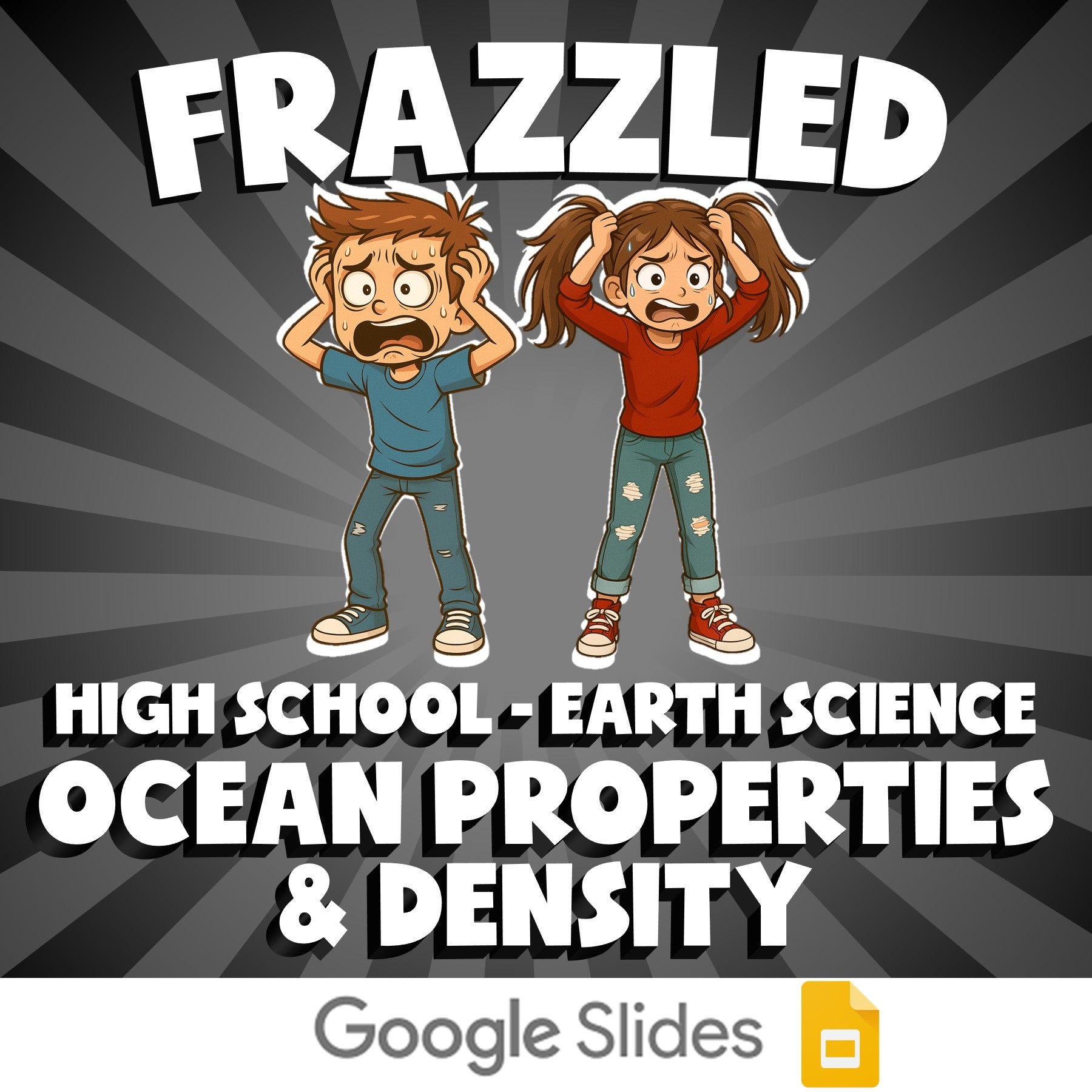 Ocean Properties & Density FRAZZLED Game - No Prep Earth Science Review Activity