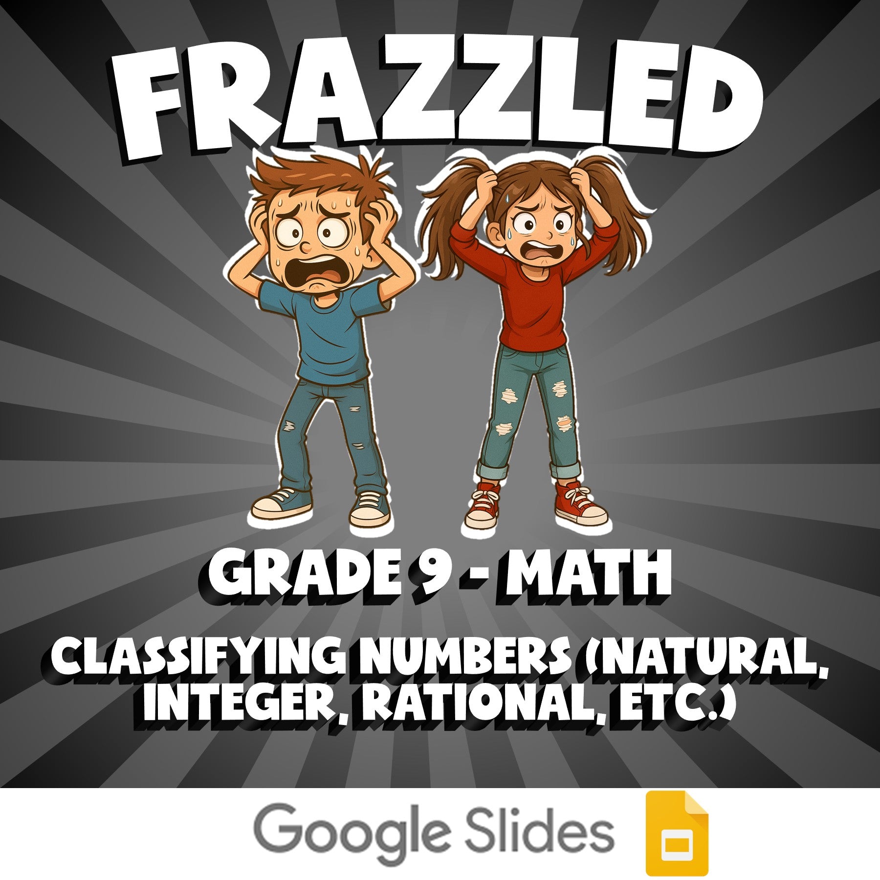 Classifying Numbers (Natural, Integer, Rational, etc.) FRAZZLED Math Game - G9