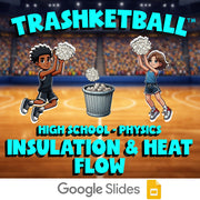Insulation & Heat Flow TRASHKETBALL Science Game - No Prep Physics Review