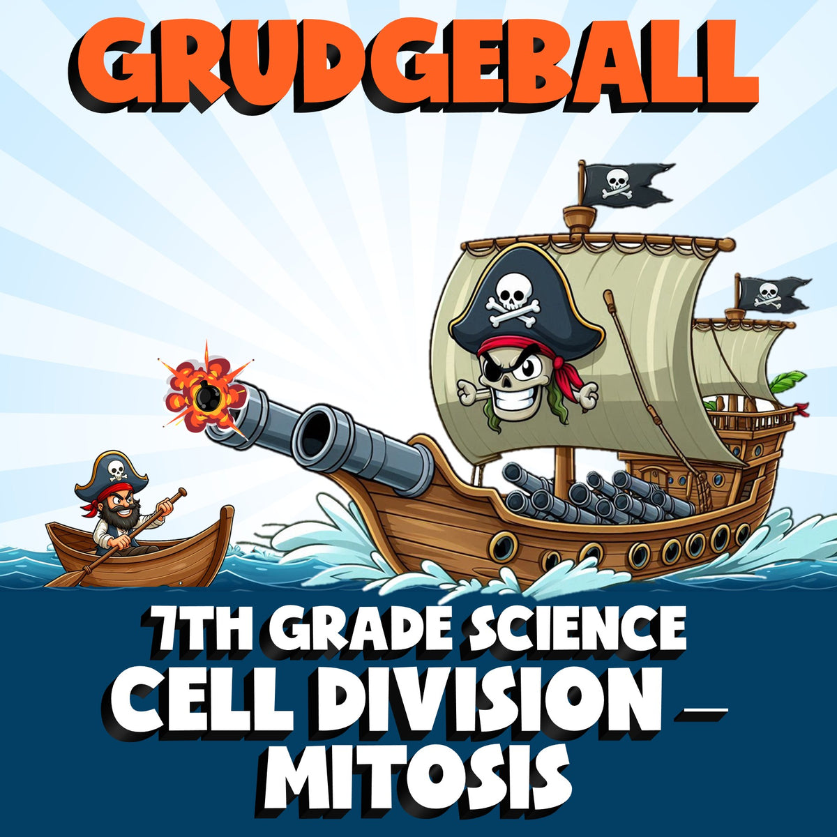 Cell Division – Mitosis GRUDGEBALL Science Game - No Prep Grade 7 Review