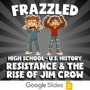 Resistance & the Rise of Jim Crow FRAZZLED U.S. History Game - No Prep Review