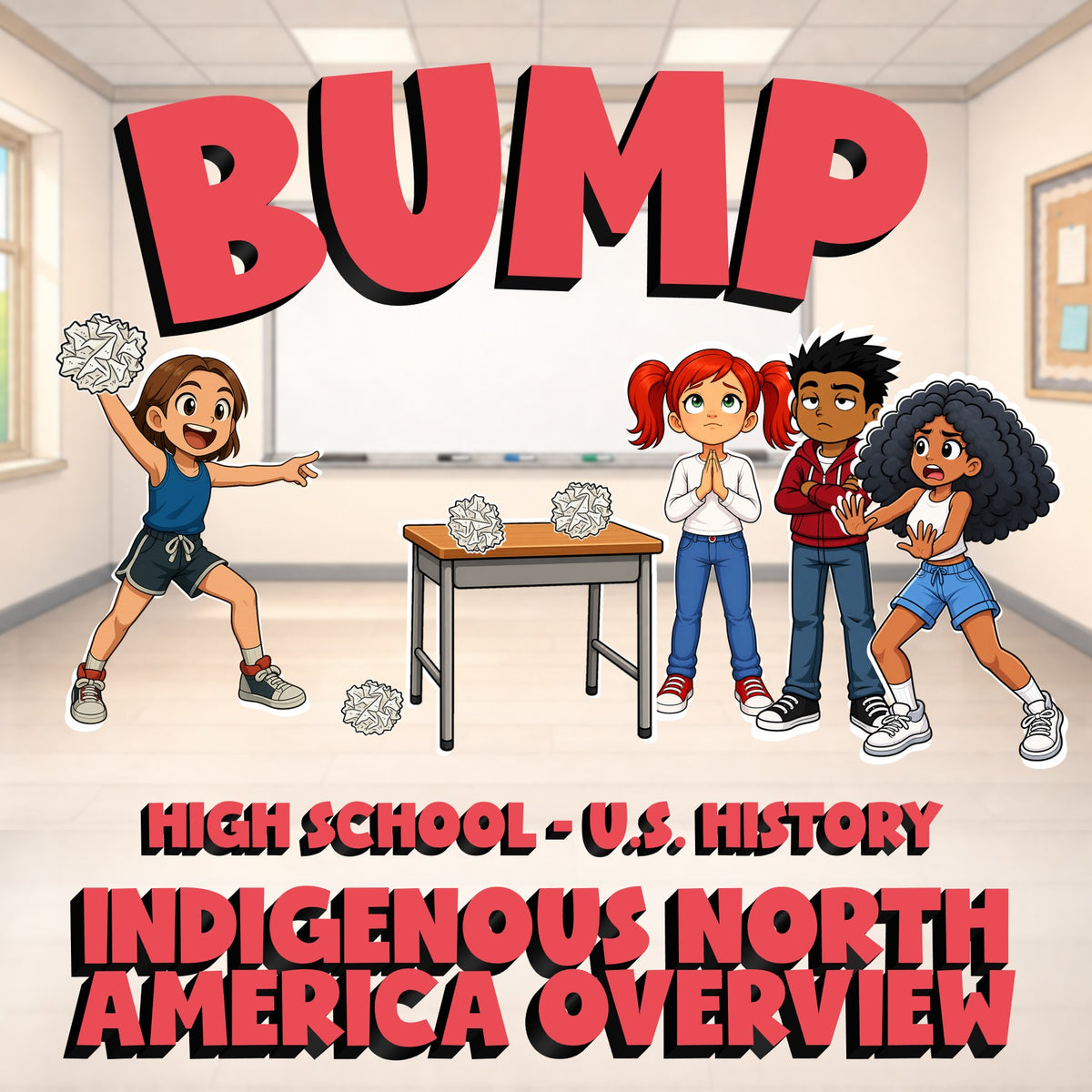 Indigenous North America Overview BUMP U.S. History Game - No Prep Review
