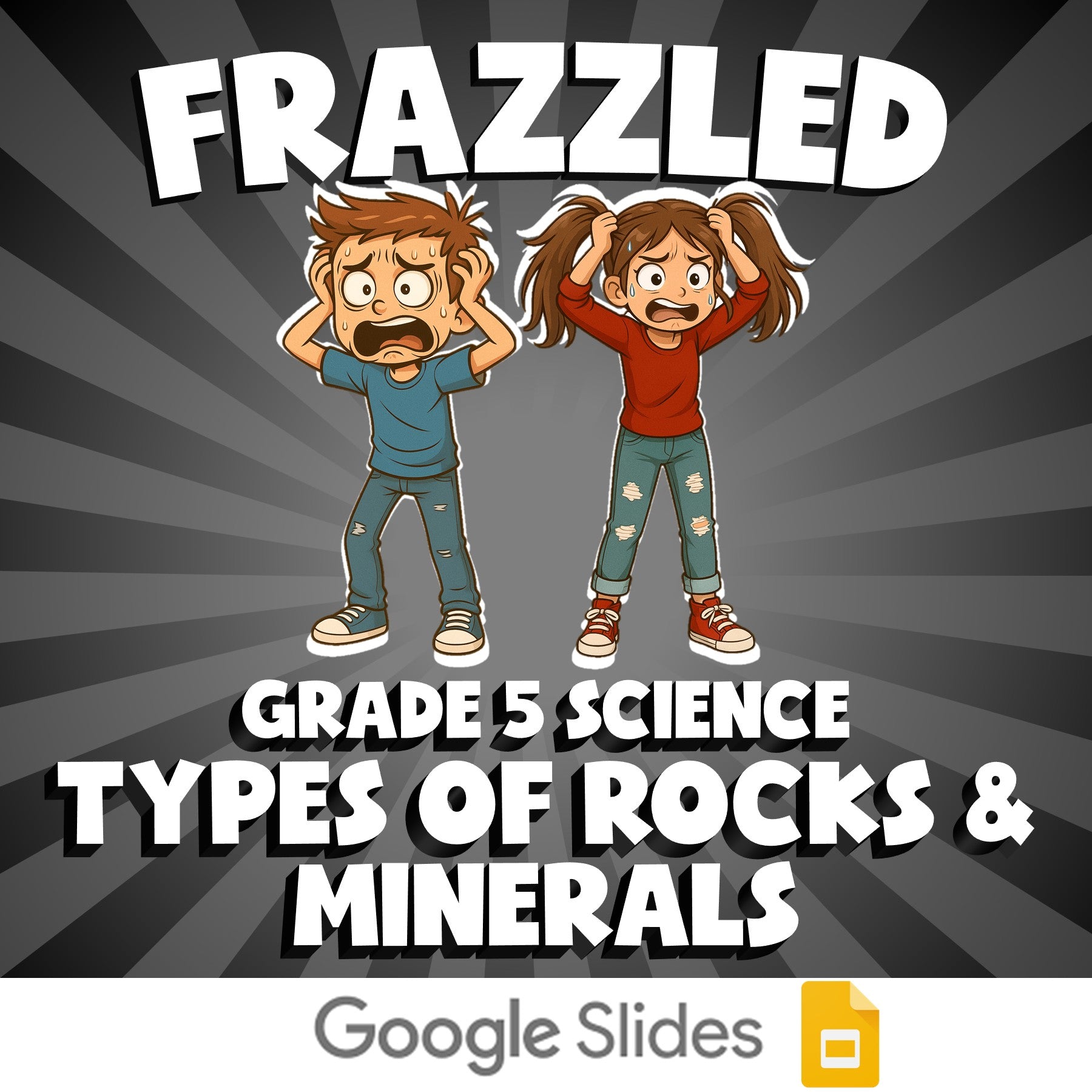 Types of Rocks & Minerals FRAZZLED Science Game - No Prep Grade 5 Review