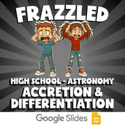 Accretion & Differentiation FRAZZLED Science Game - No Prep Astronomy Review