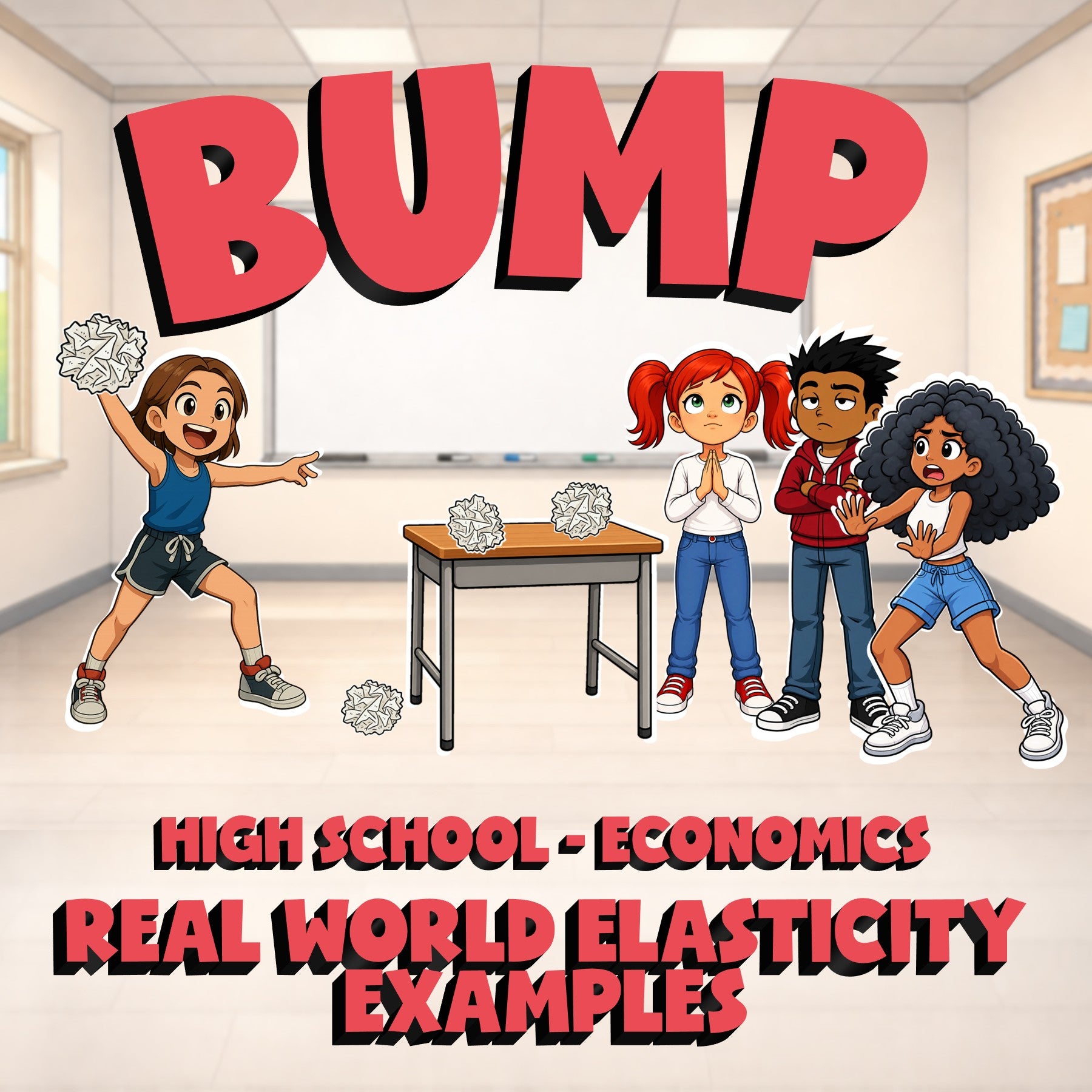 Real World Elasticity Examples BUMP Economics Game - No Prep Review Activity