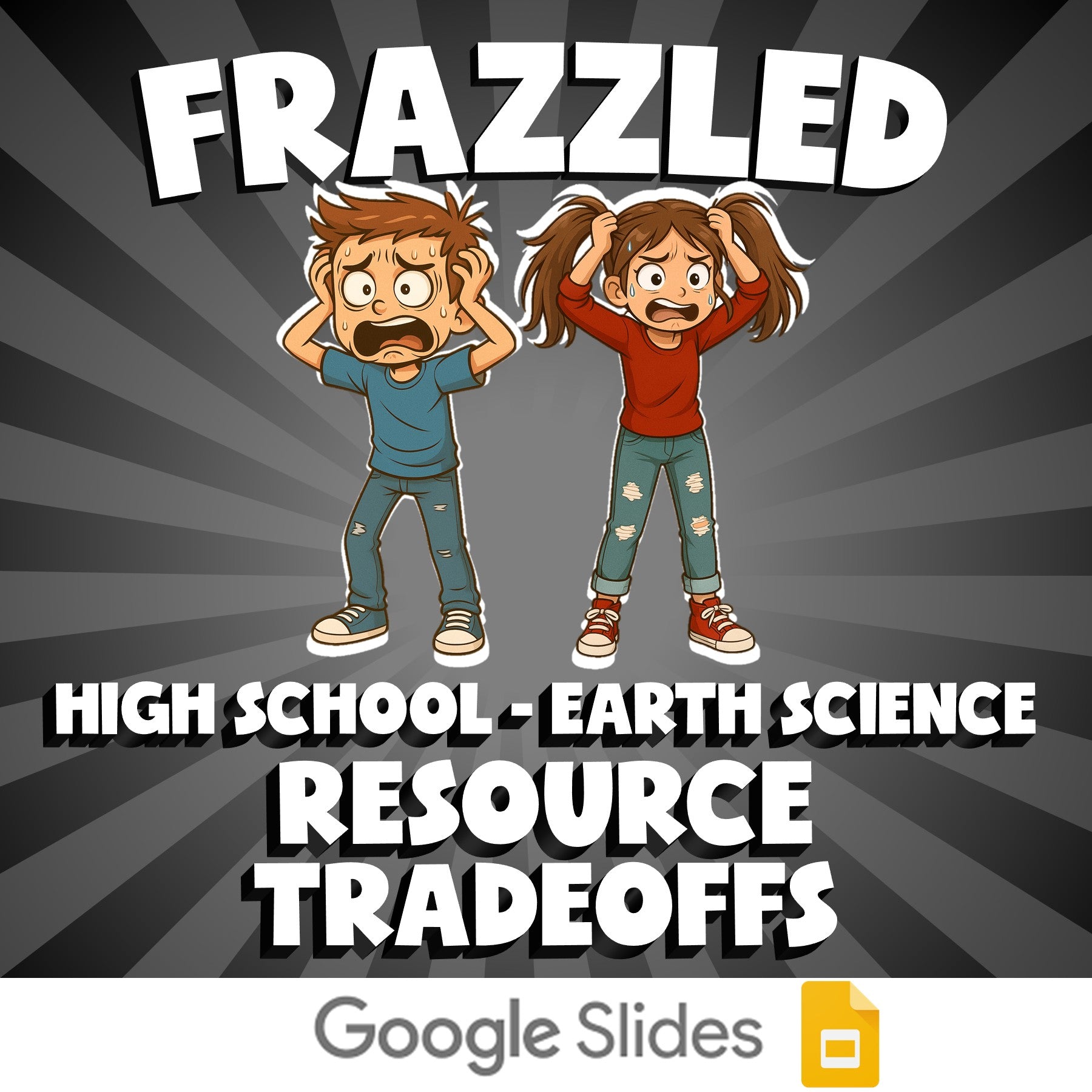 Resource Tradeoffs FRAZZLED Game - No Prep Earth Science Review Activity