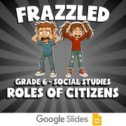 Roles of Citizens FRAZZLED Socials Game - No Prep Grade 6 Review Activity