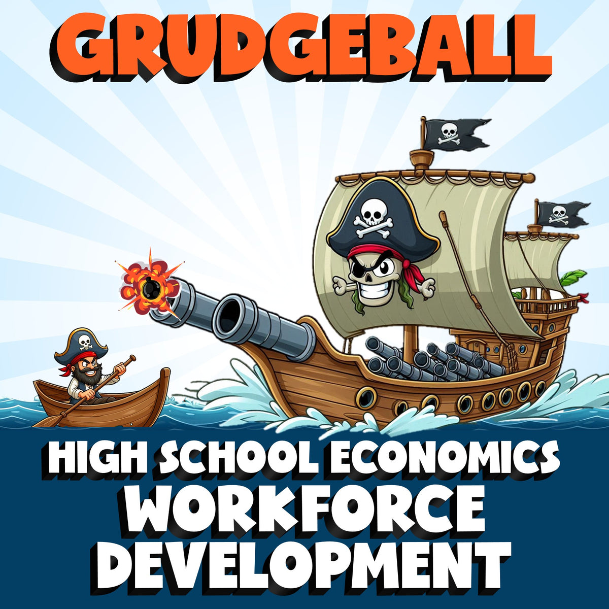 Workforce Development GRUDGEBALL Economics Game - No Prep Review Activity