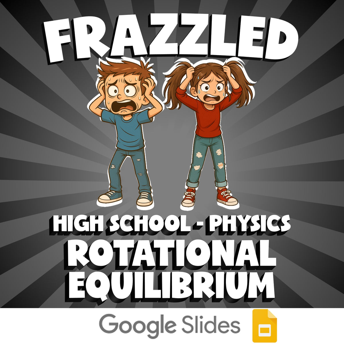 Rotational Equilibrium FRAZZLED Science Game - No Prep Physics Review Activity