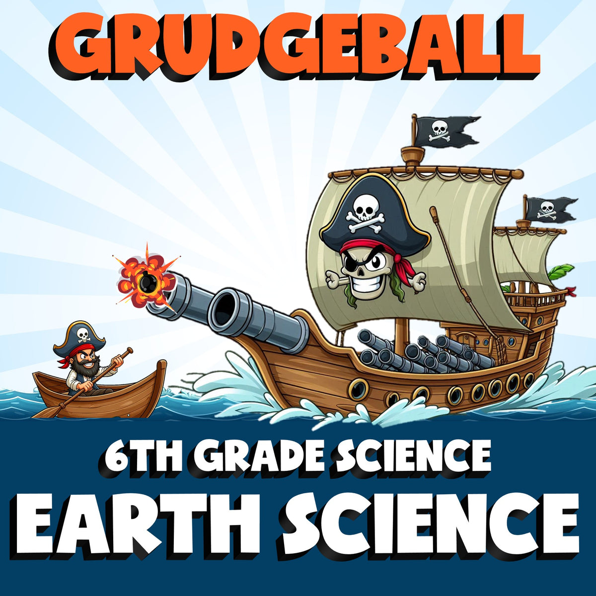 Earth Science GRUDGEBALL Science Game - No Prep Grade 6 Review Activity